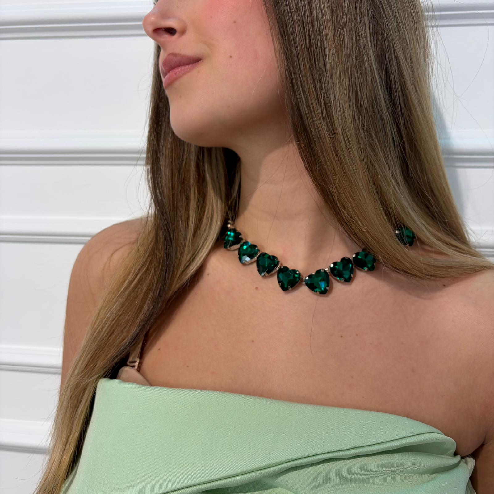 COLLANA GREEN HEART