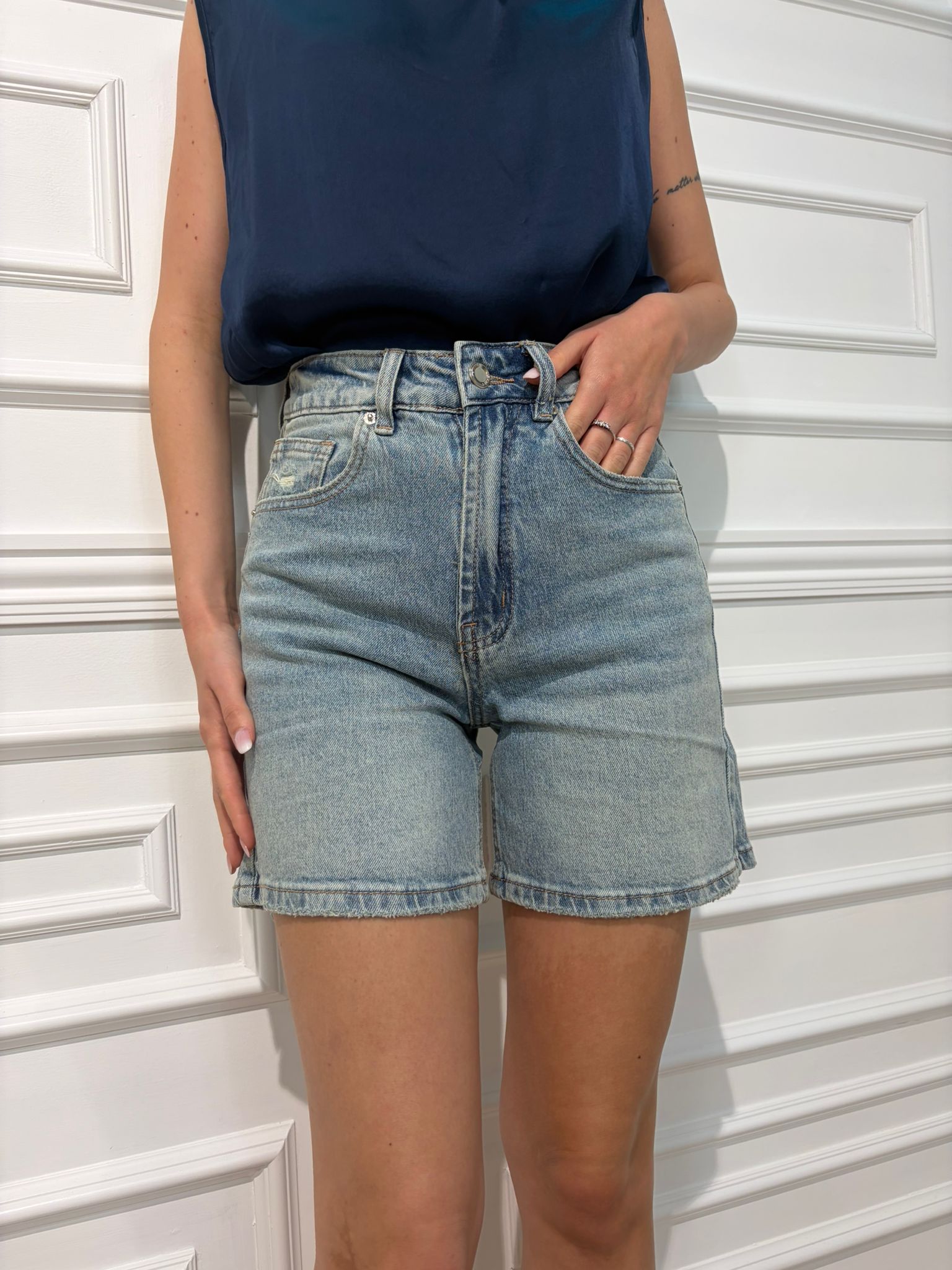 PANTALONCINO SIRIA IN DENIM