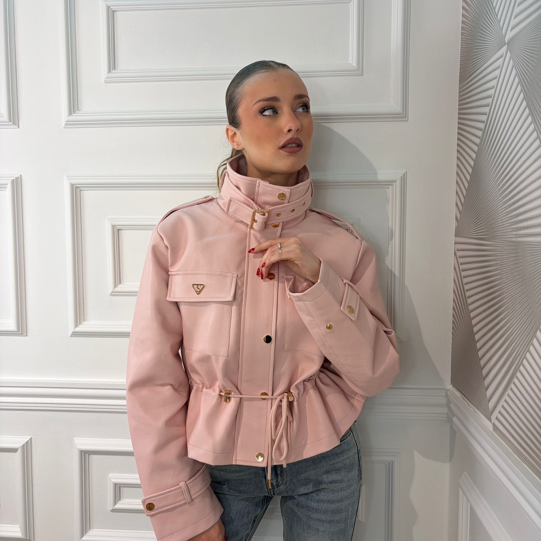 MINI TRENCH PINK
