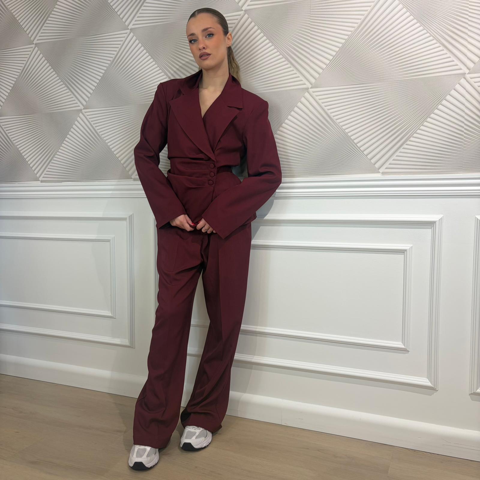 COMPLETO MELINA BORDEAUX
