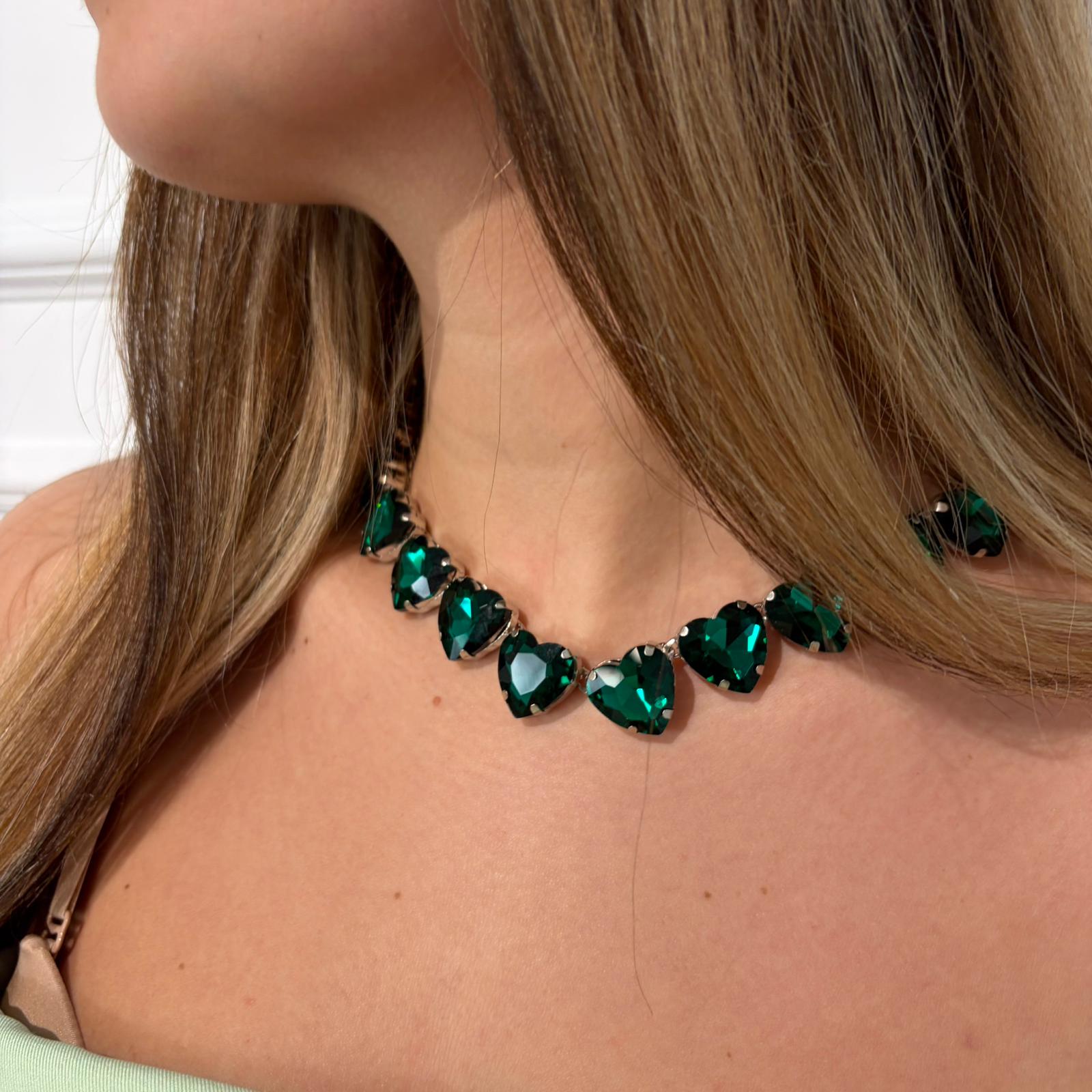 COLLANA GREEN HEART
