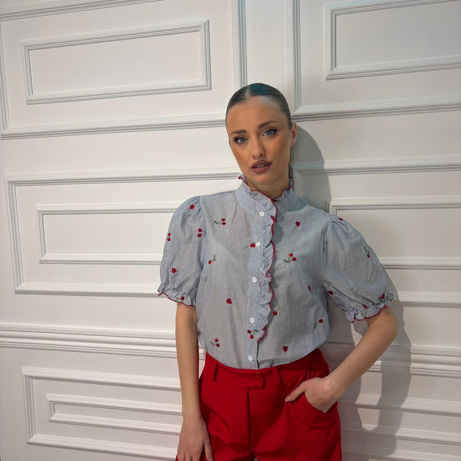 CAMICIA CILIEGINA