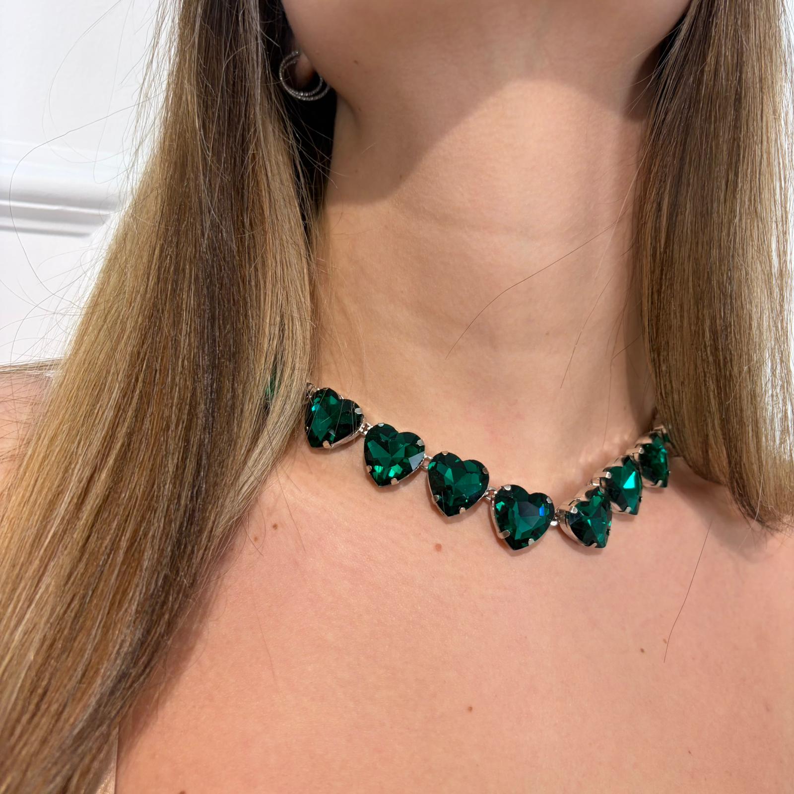 COLLANA GREEN HEART