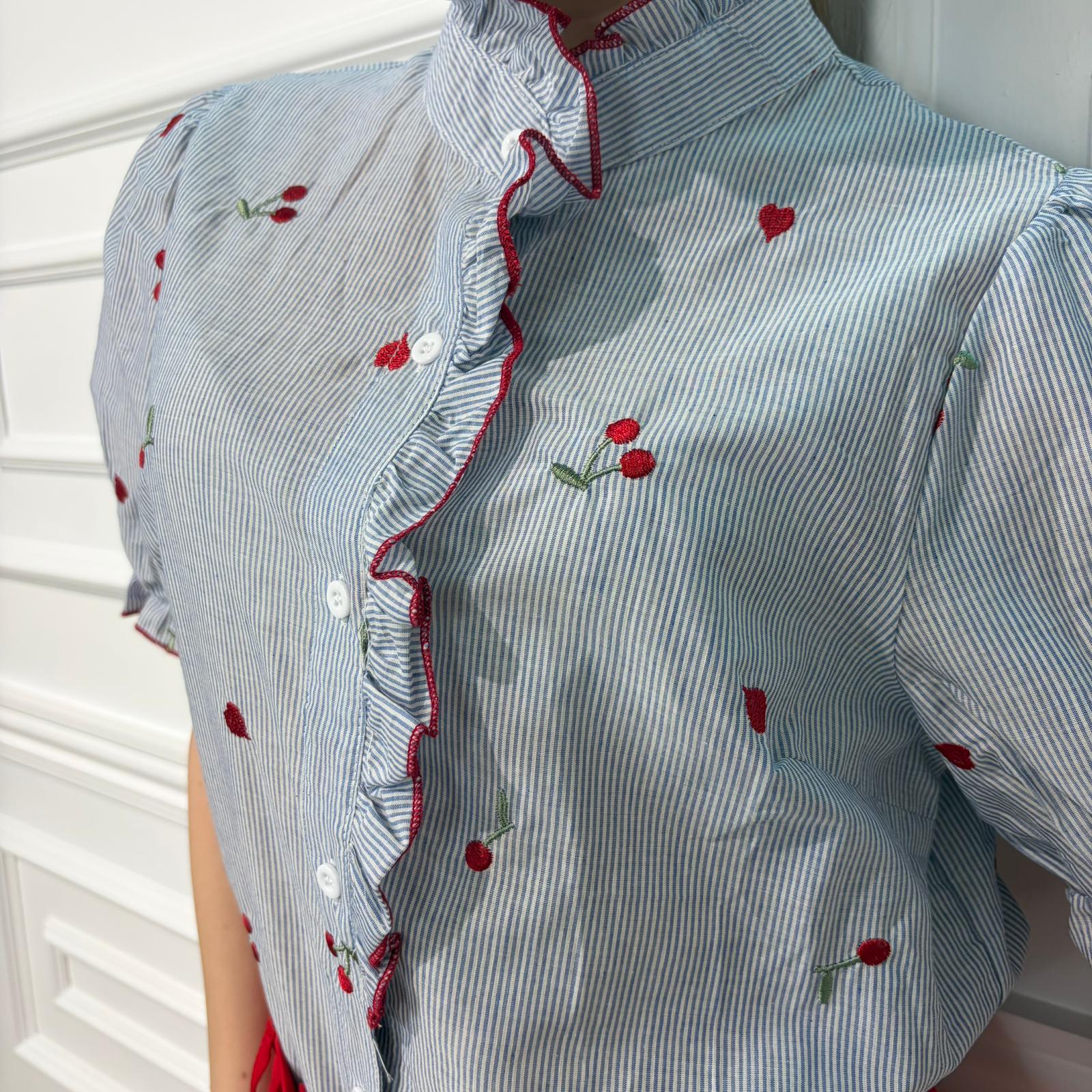 CAMICIA CILIEGINA