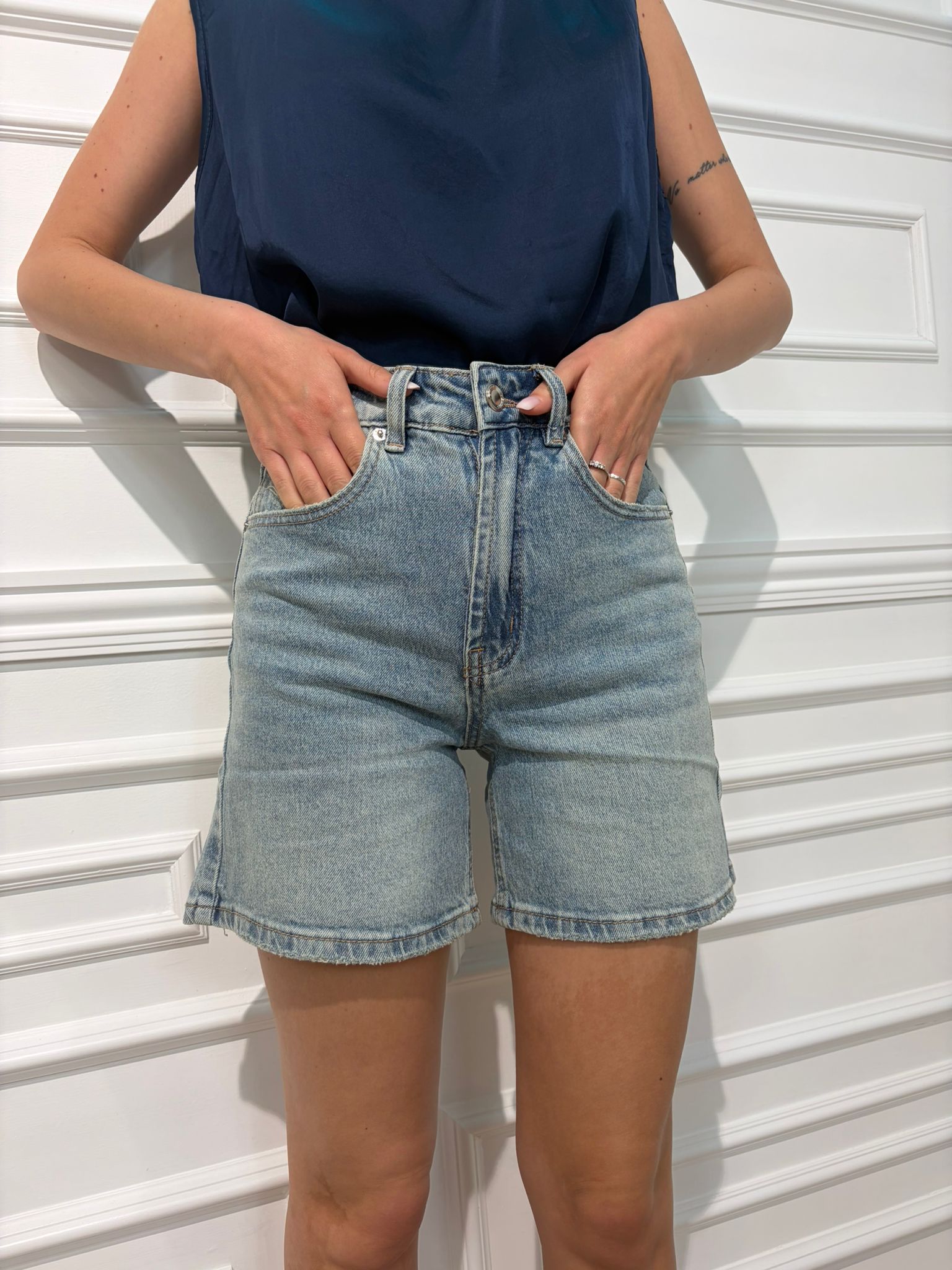 PANTALONCINO SIRIA IN DENIM