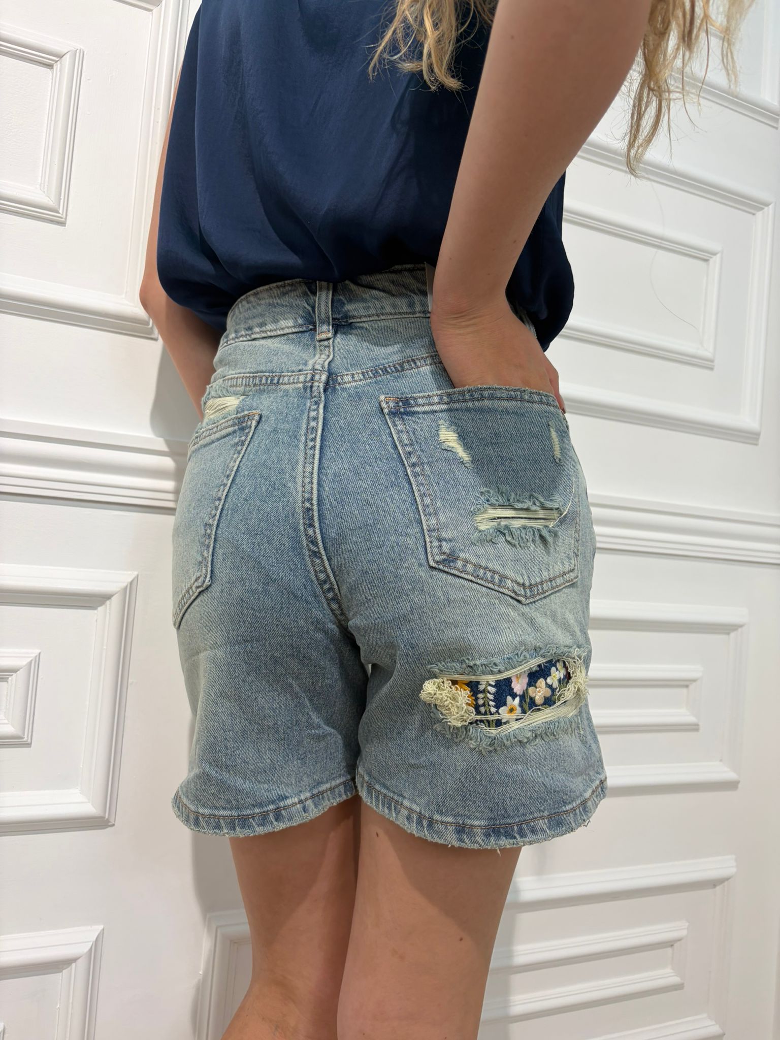 PANTALONCINO SIRIA IN DENIM