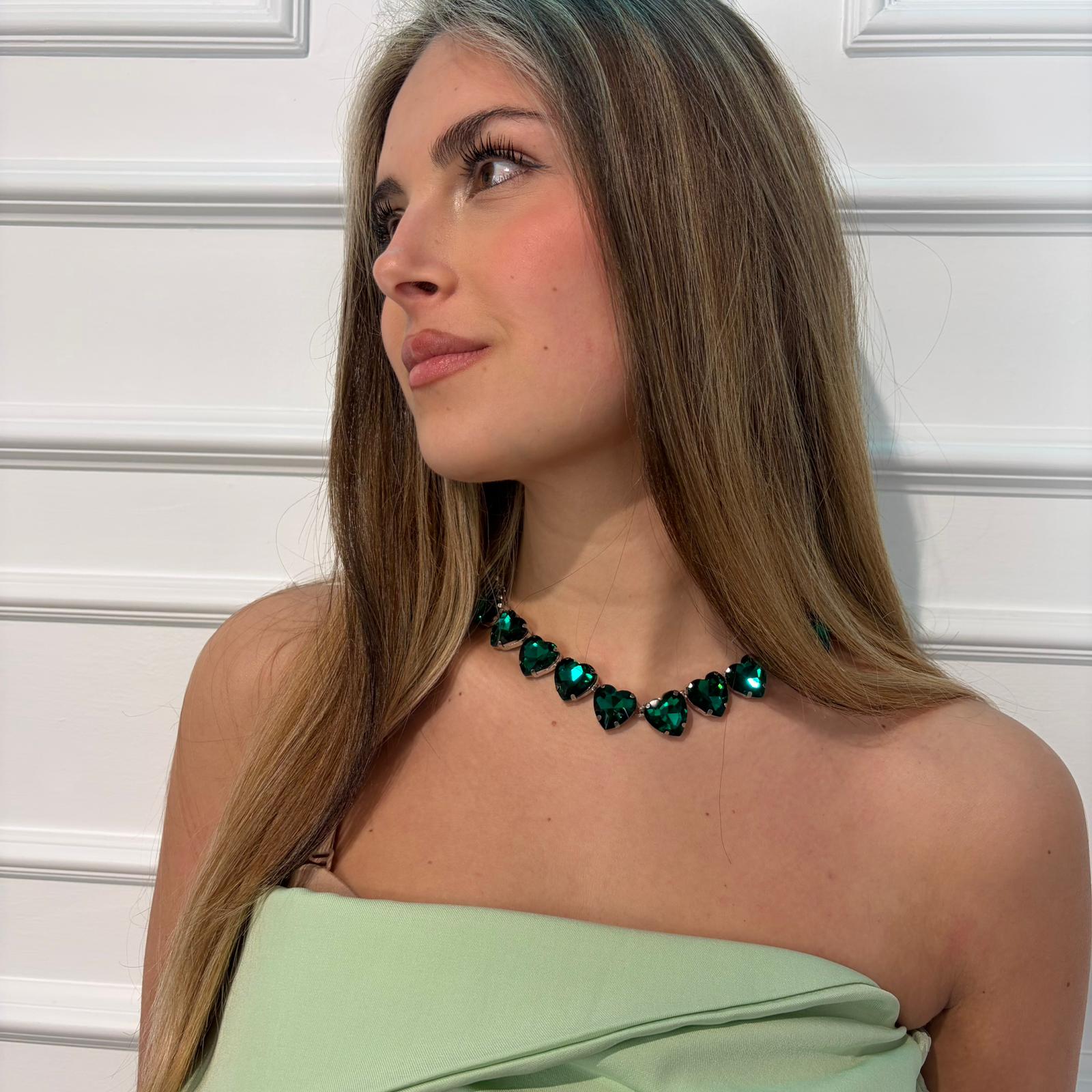 COLLANA GREEN HEART