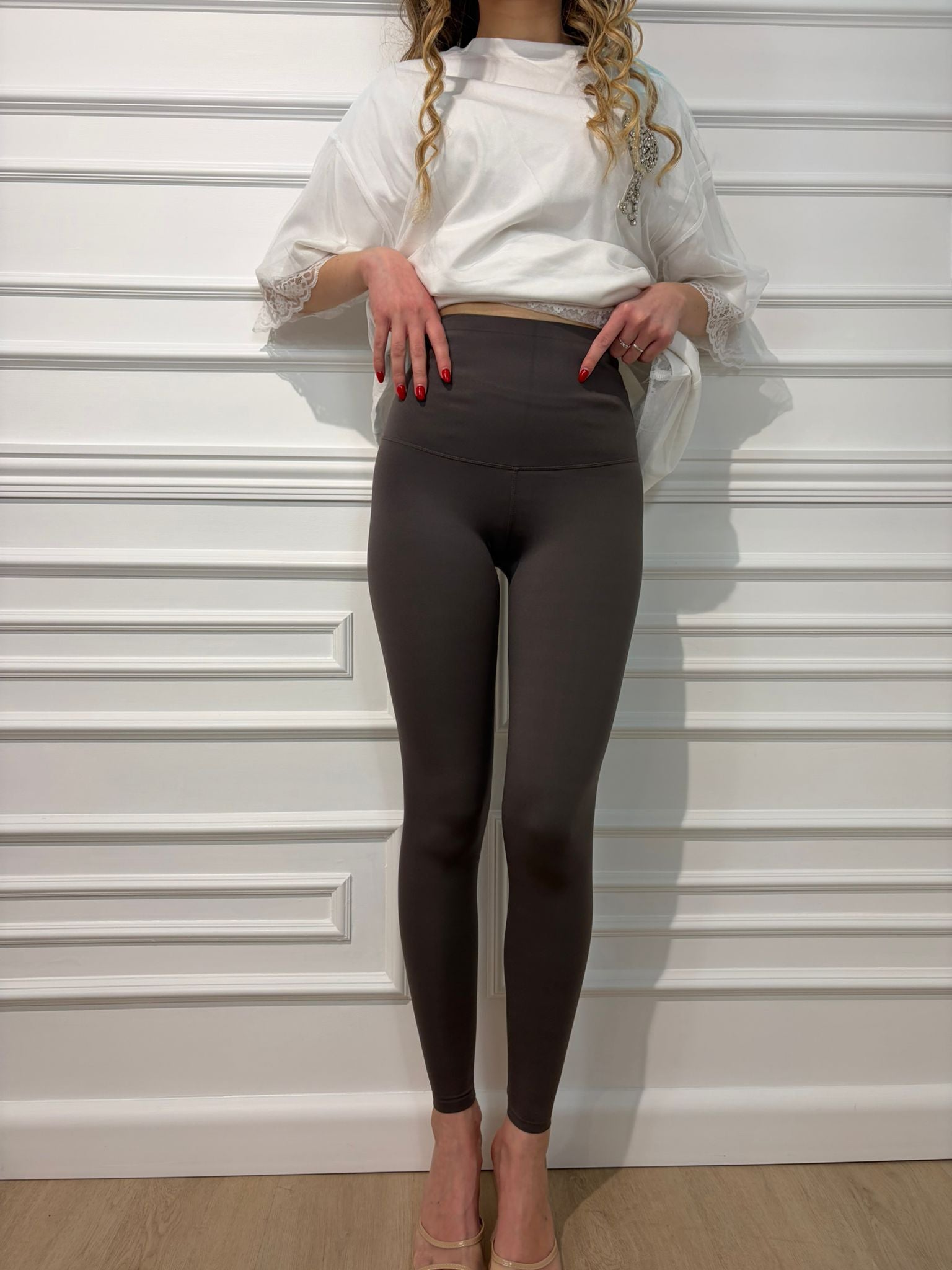 LEGGINS GRIGIO MODELLANTE