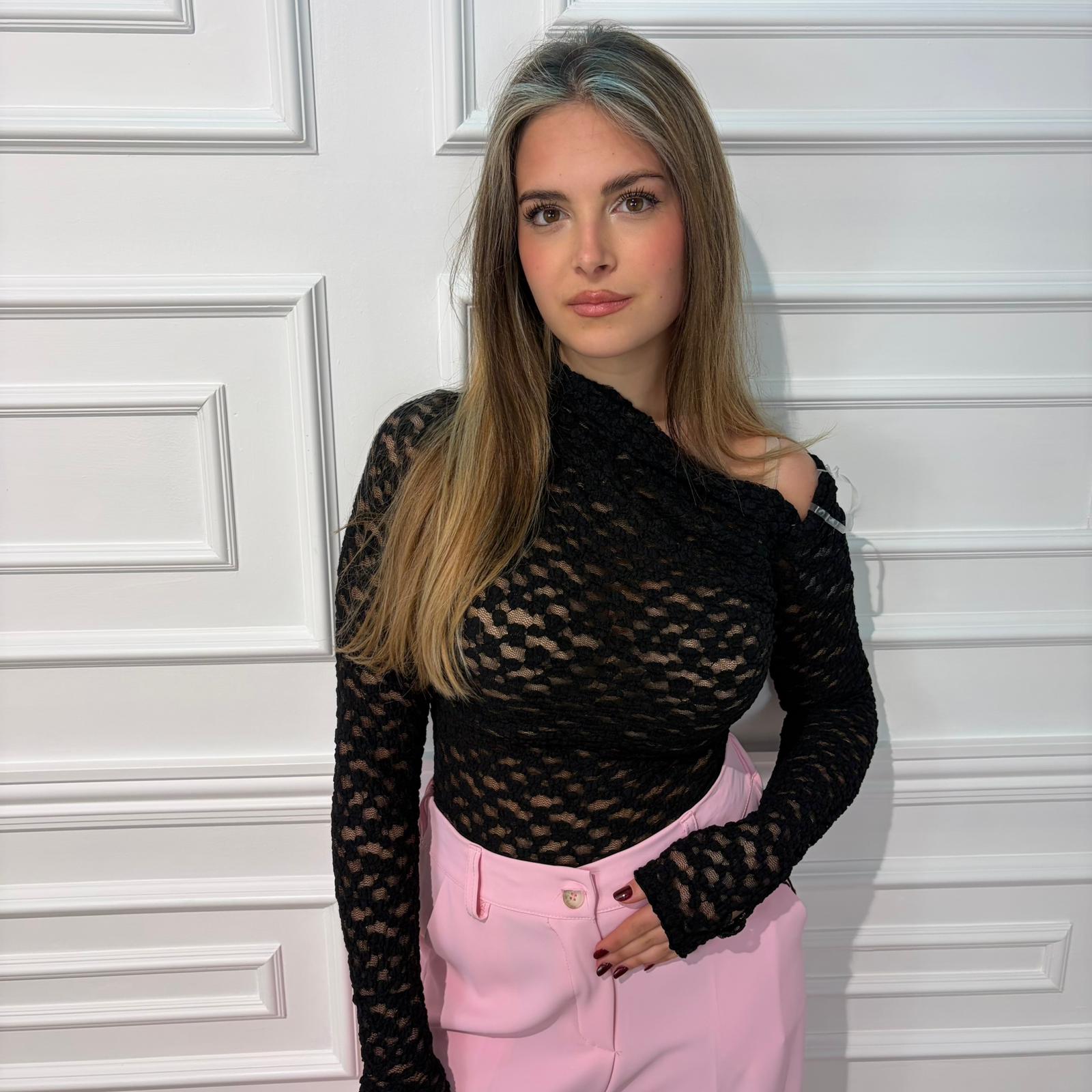 MAGLIA KIM IN PIZZO