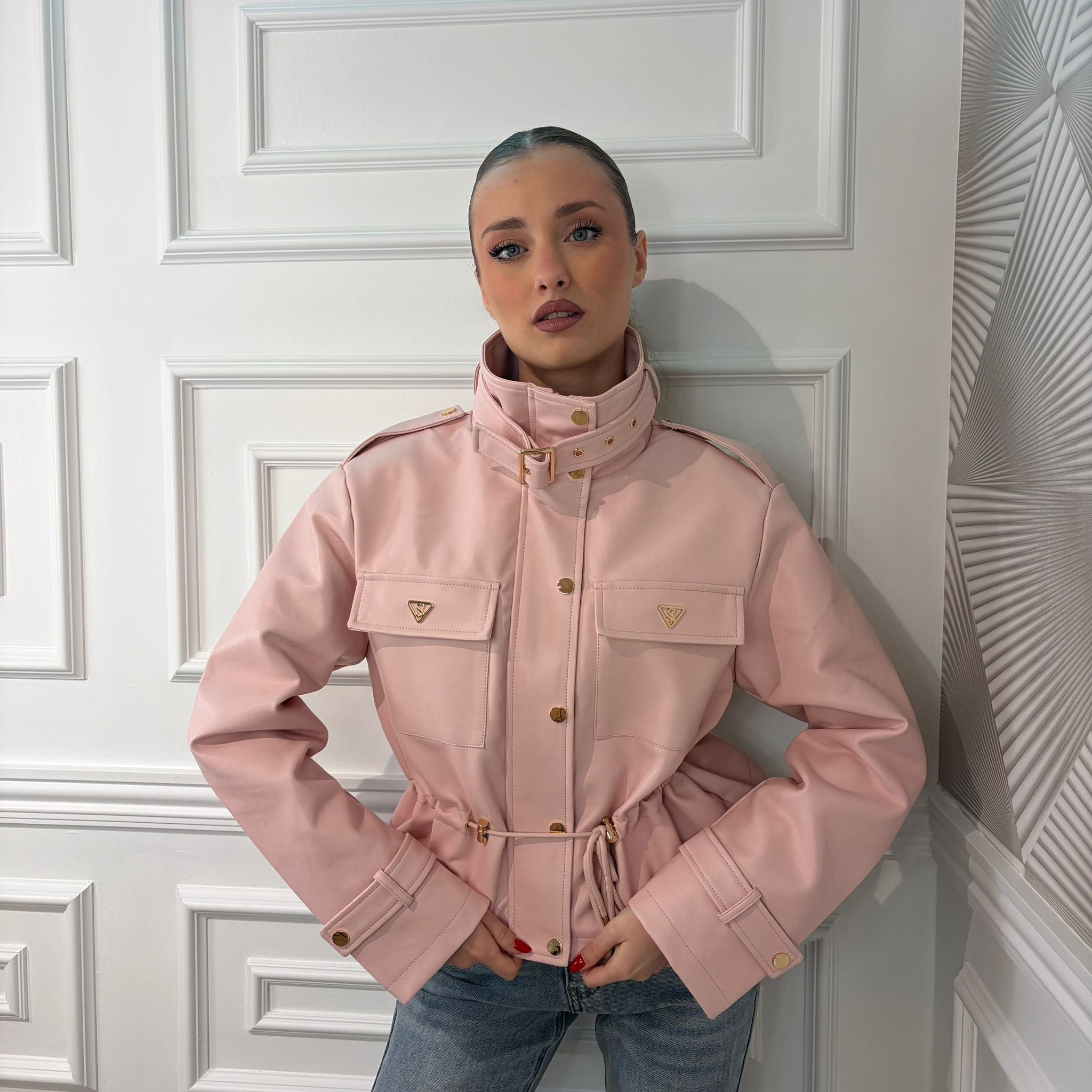 MINI TRENCH PINK
