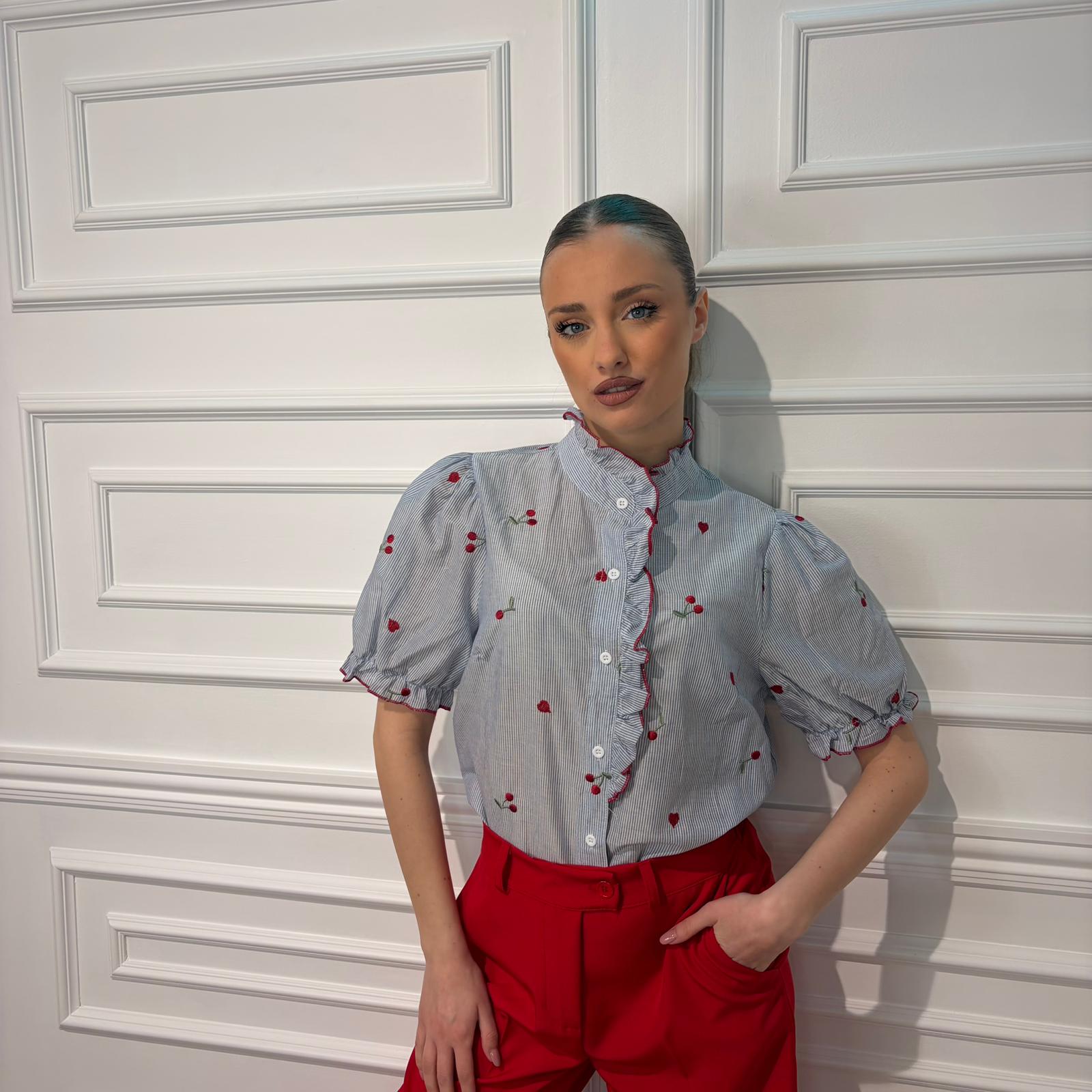 CAMICIA CILIEGINA