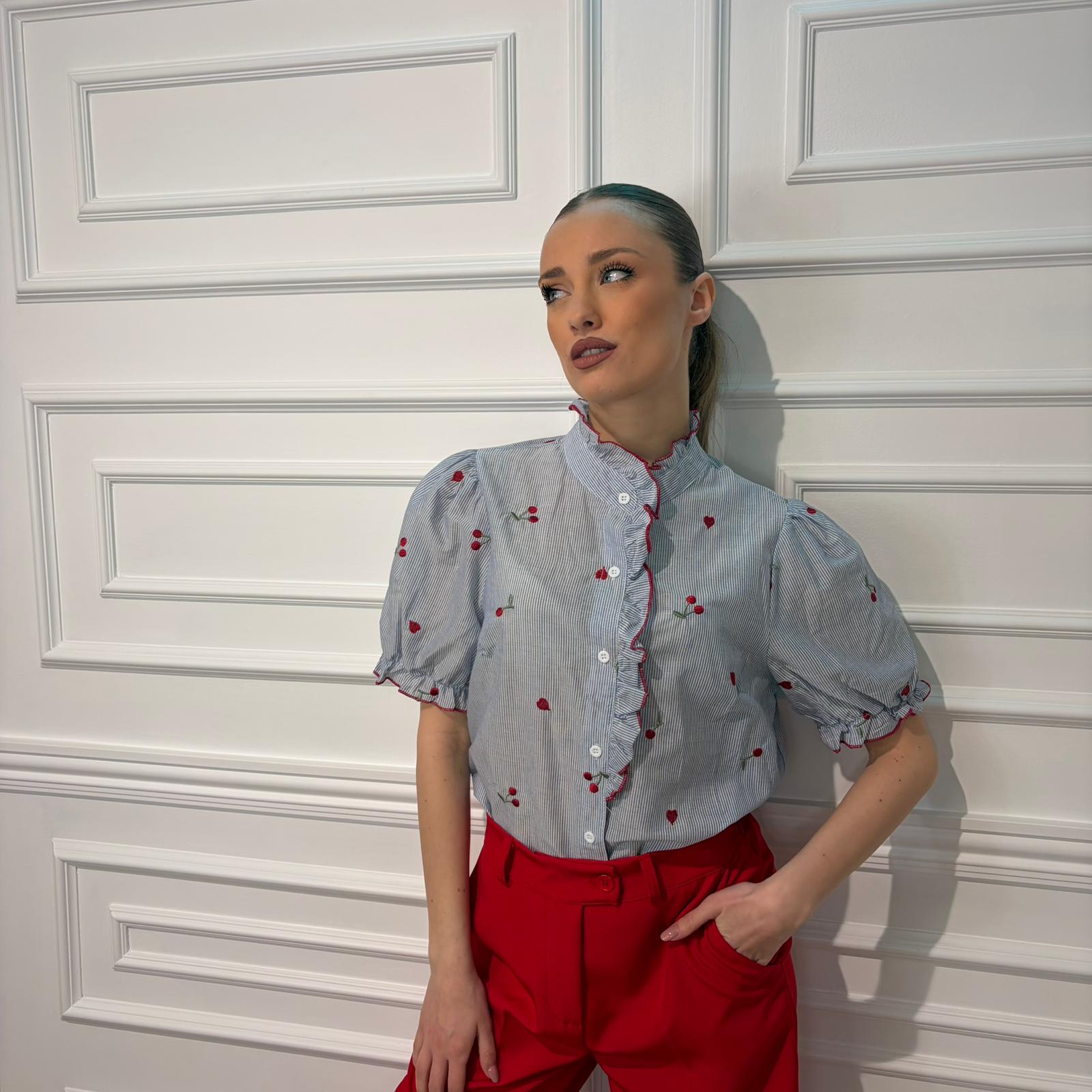 CAMICIA CILIEGINA